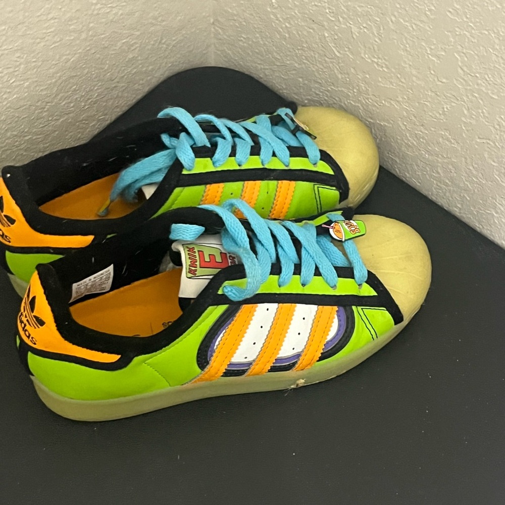Adidas Superstar x The Simpsons Squishe Shoes Mens Sz 3.5
